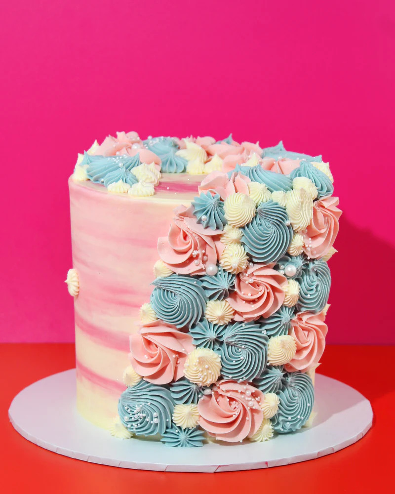 Gender Reveal Cake